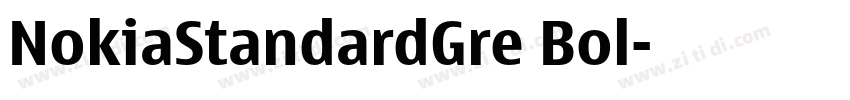 NokiaStandardGre Bol字体转换